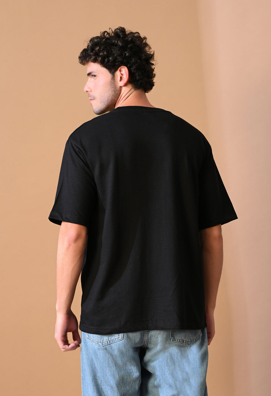 Back view of OUTSYN Shadow Oversized T-Shirt