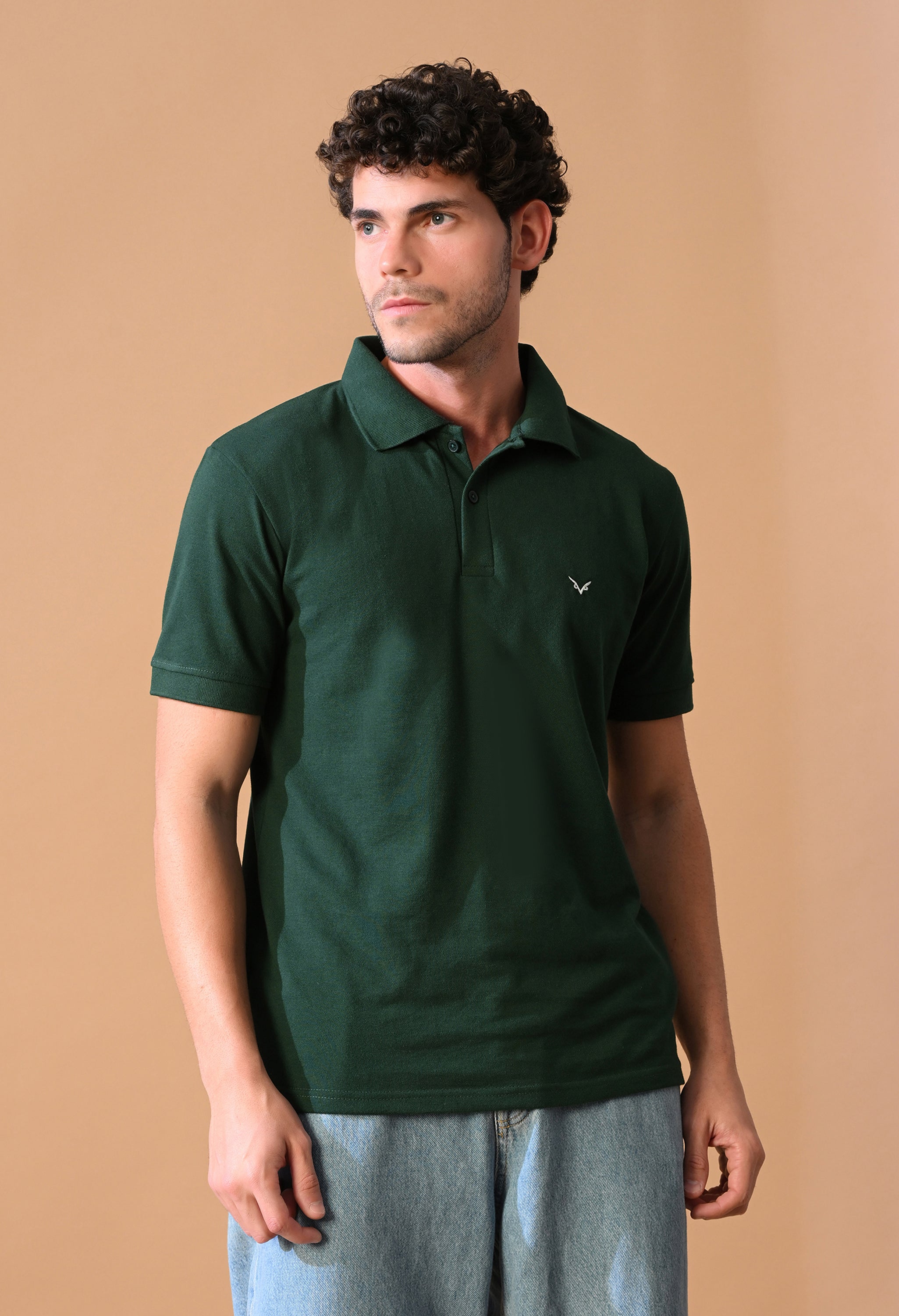 Men’s Classic Fit Polo Shirt – Deep Emerald