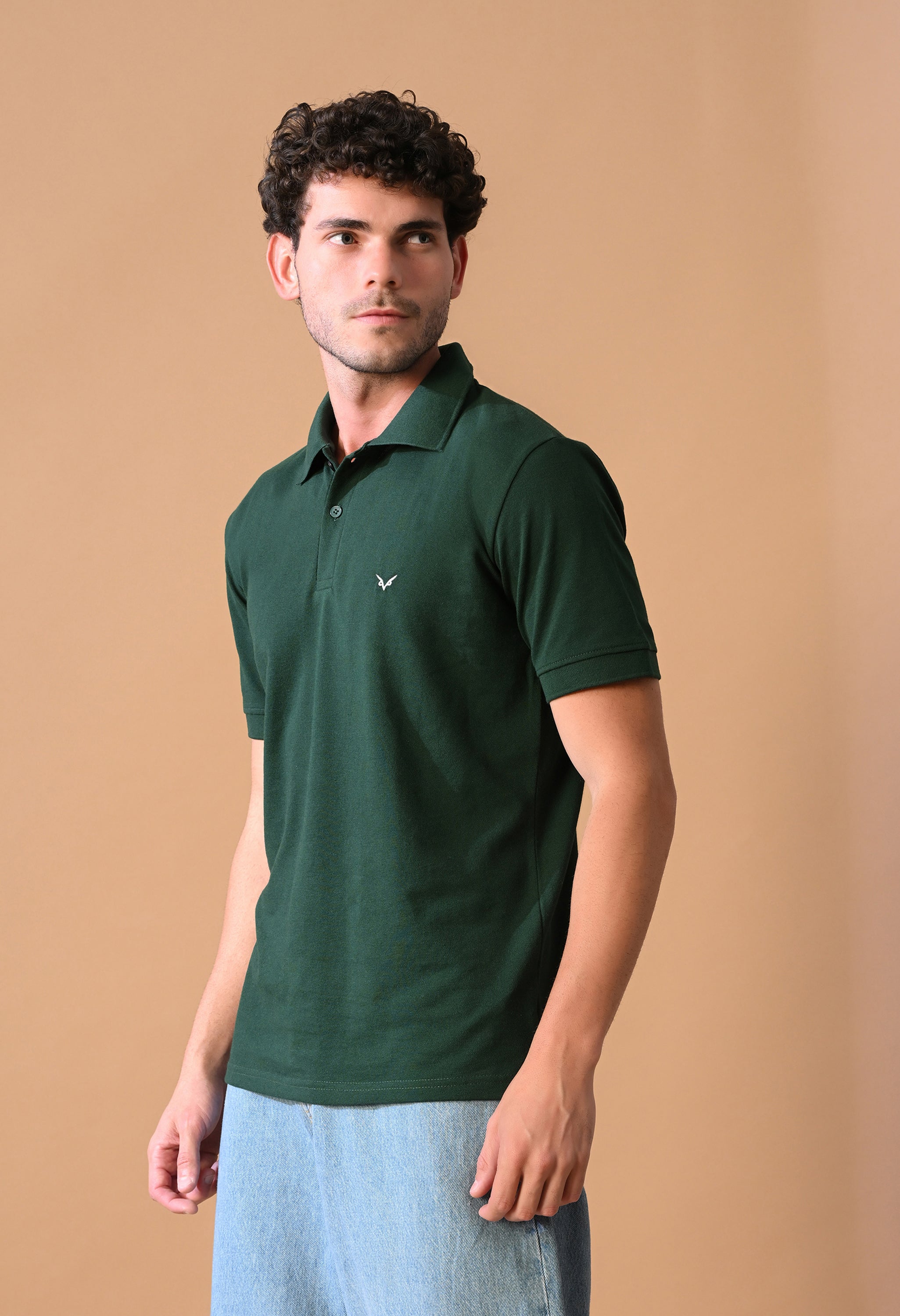 Men’s Classic Fit Polo Shirt – Deep Emerald