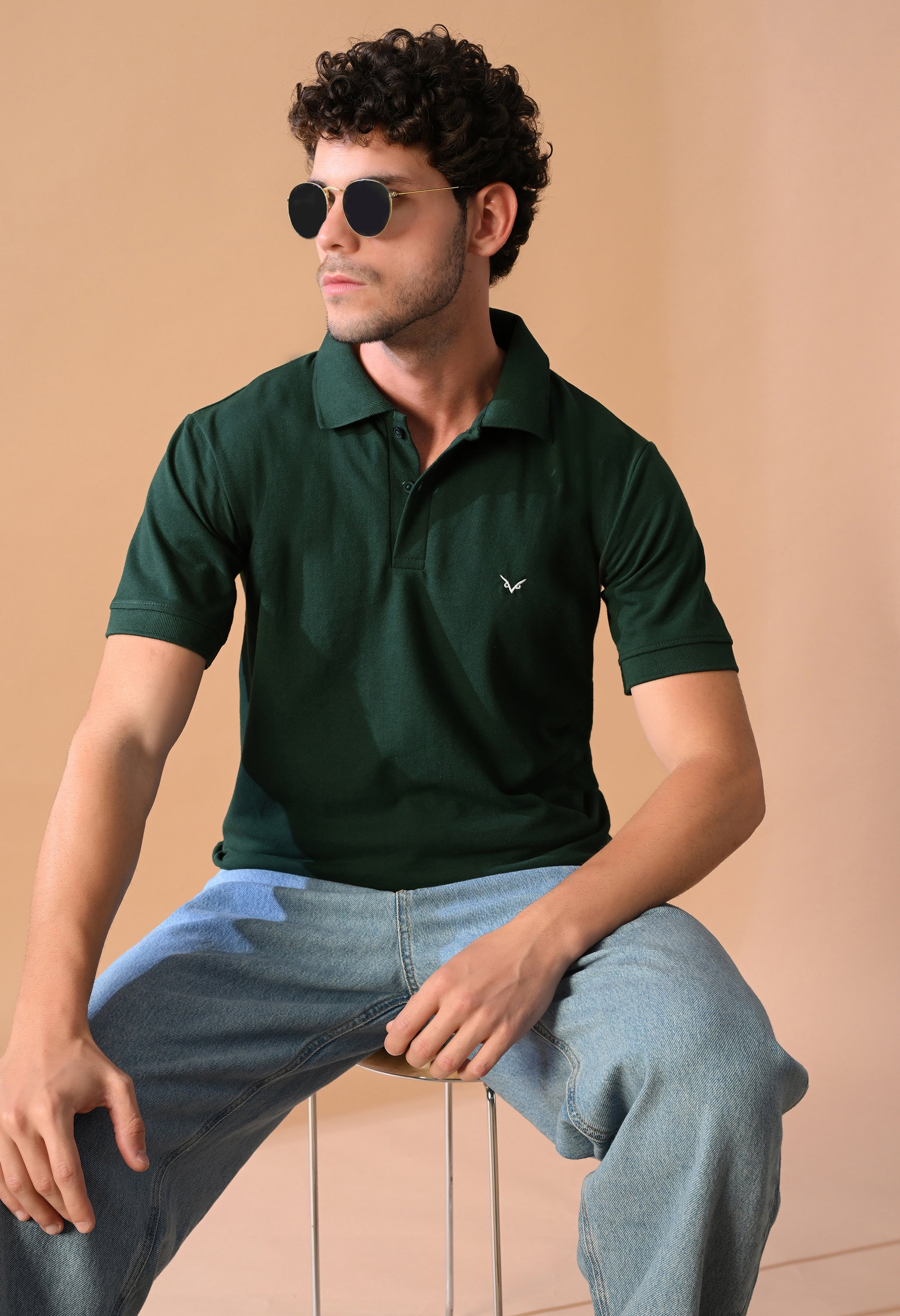 Men’s Classic Fit Polo Shirt – Deep Emerald