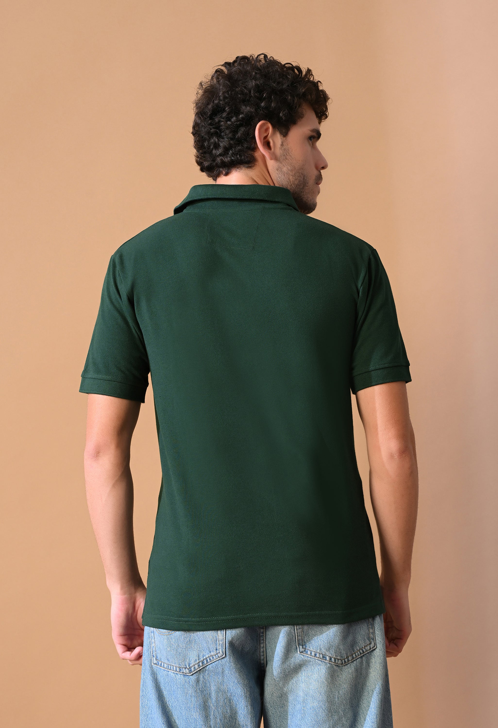 Men’s Classic Fit Polo Shirt – Deep Emerald