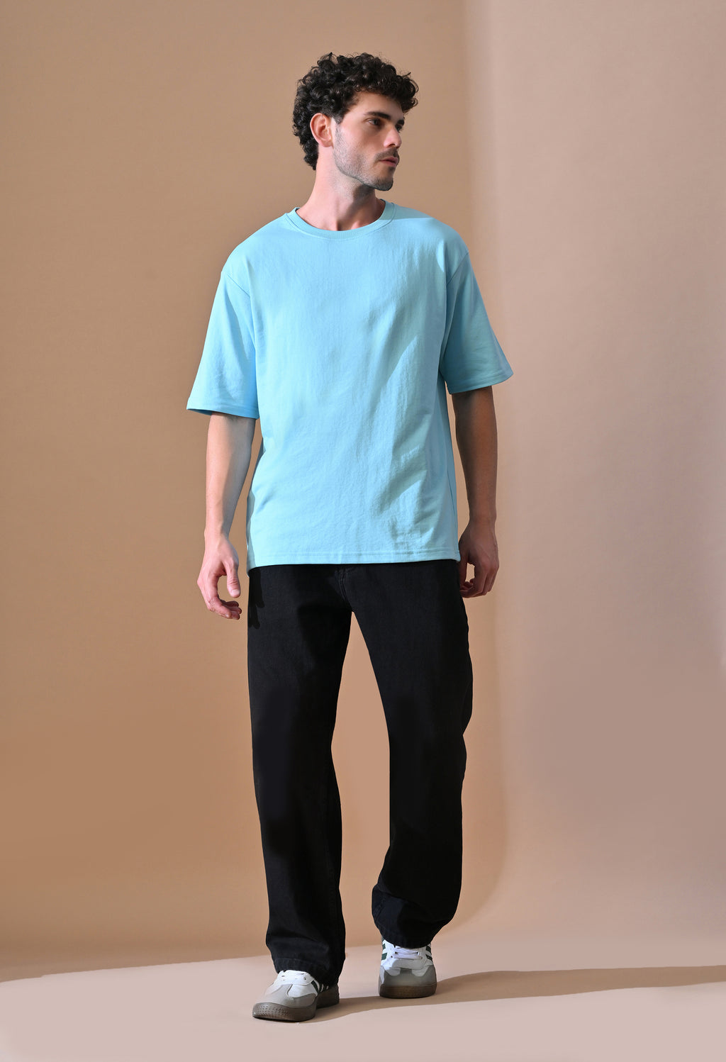 Aqua Breeze Oversized Tee