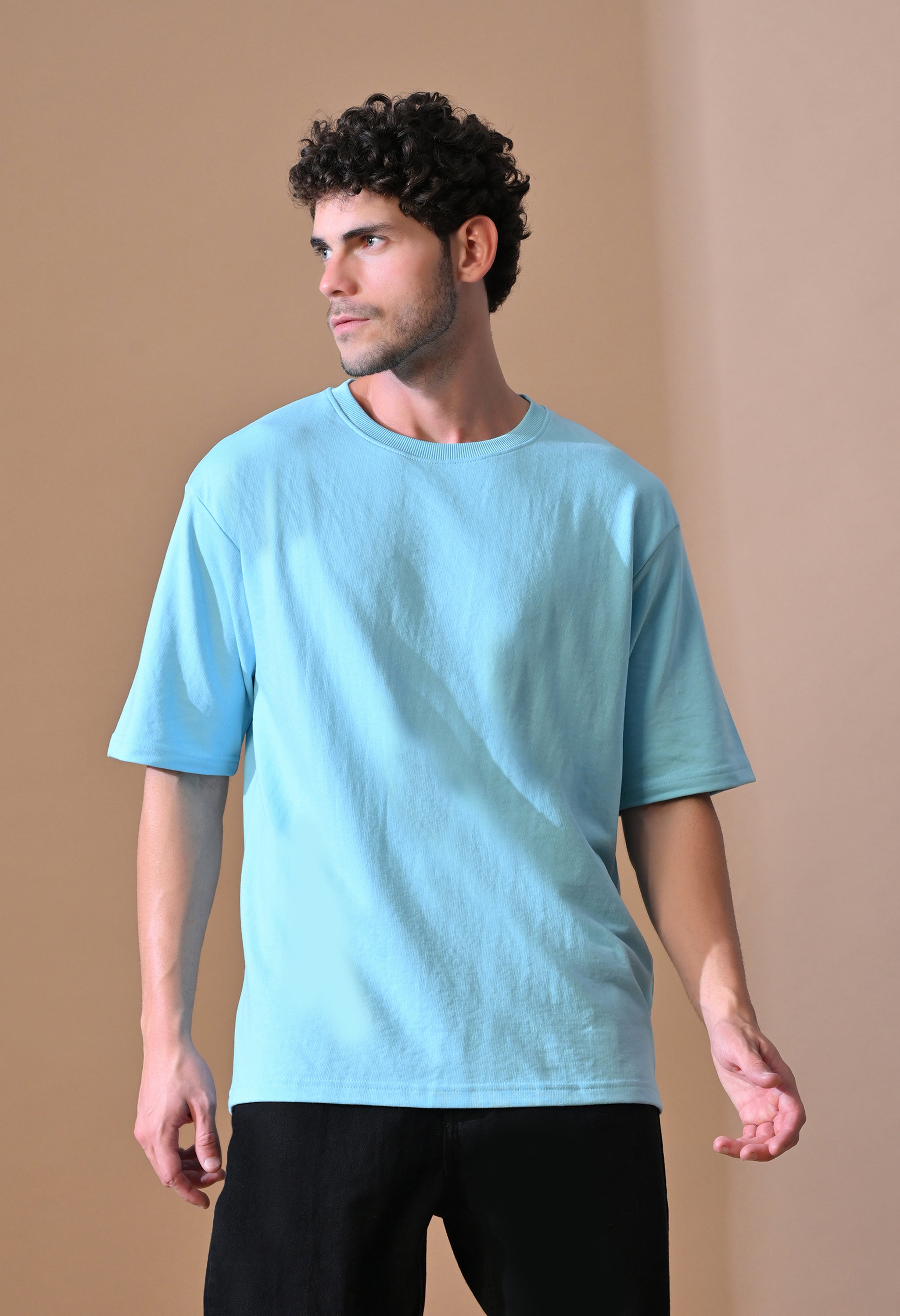 Aqua Breeze Oversized Tee