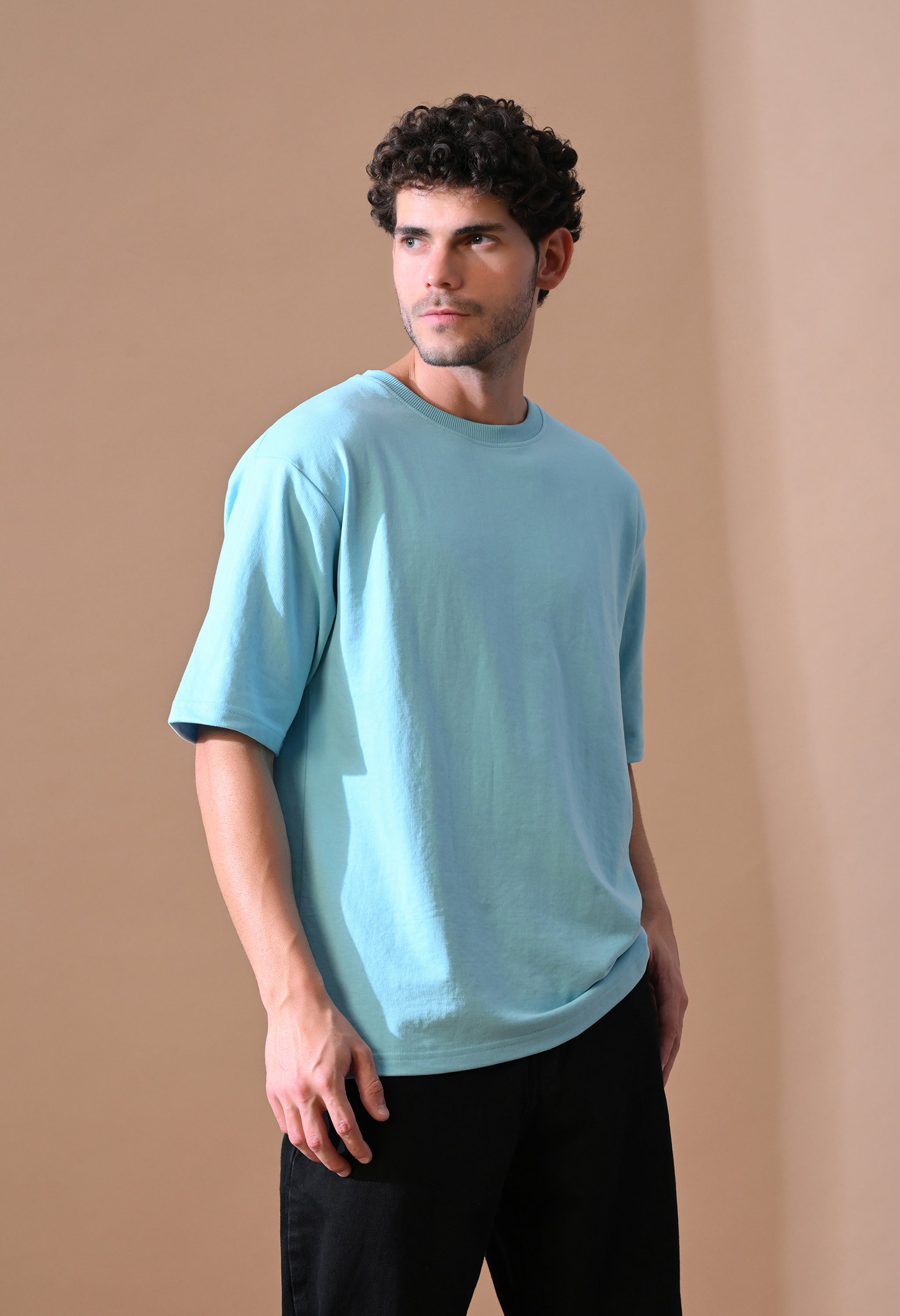 Aqua Breeze Oversized Tee