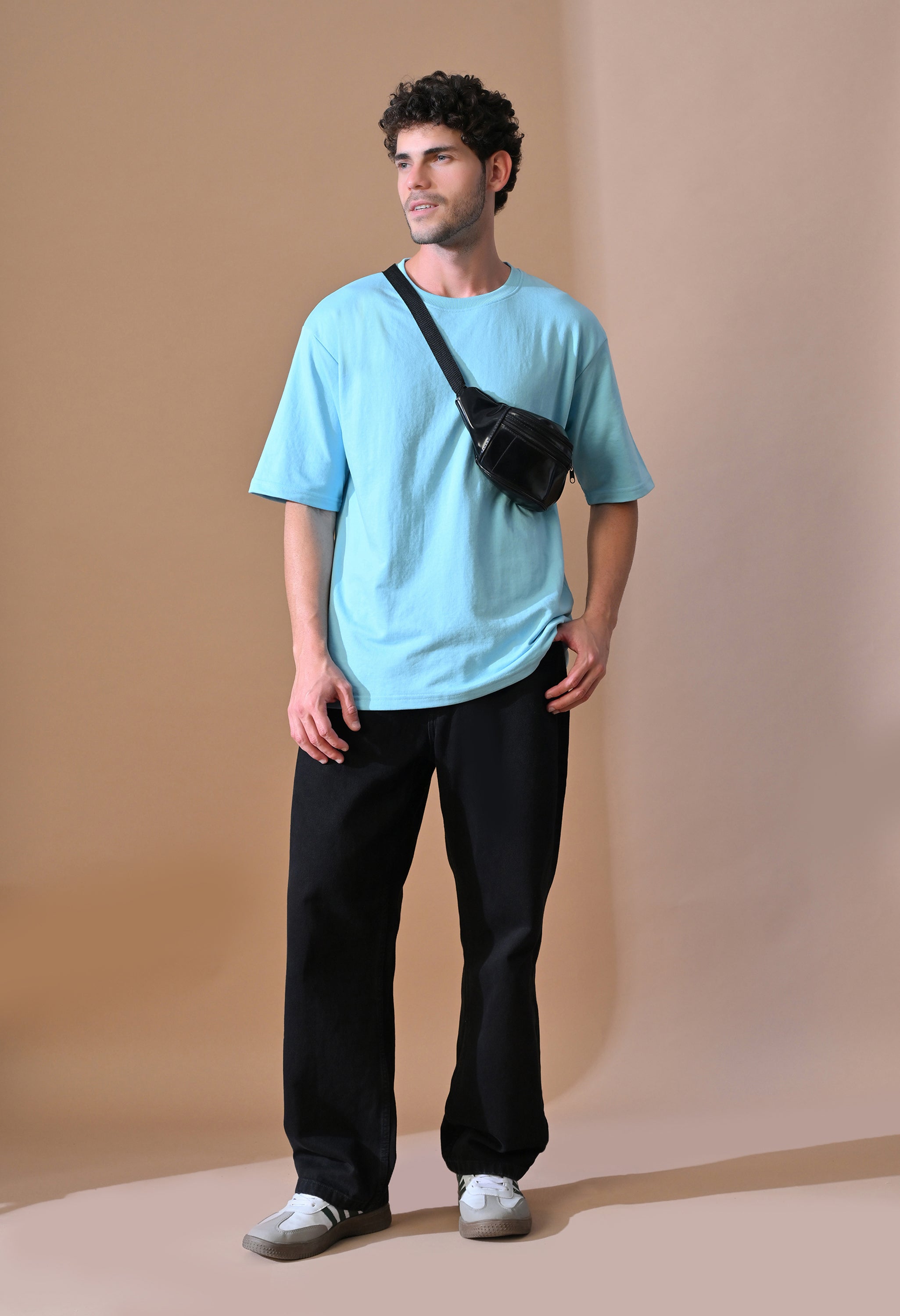 Aqua Breeze Oversized Tee
