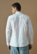 White Luxe Stripe Shirt