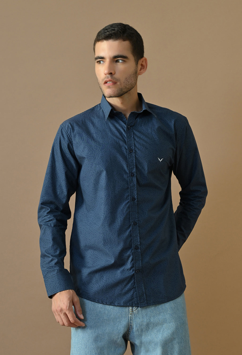 Midnight Wave Premium Navy Shirt