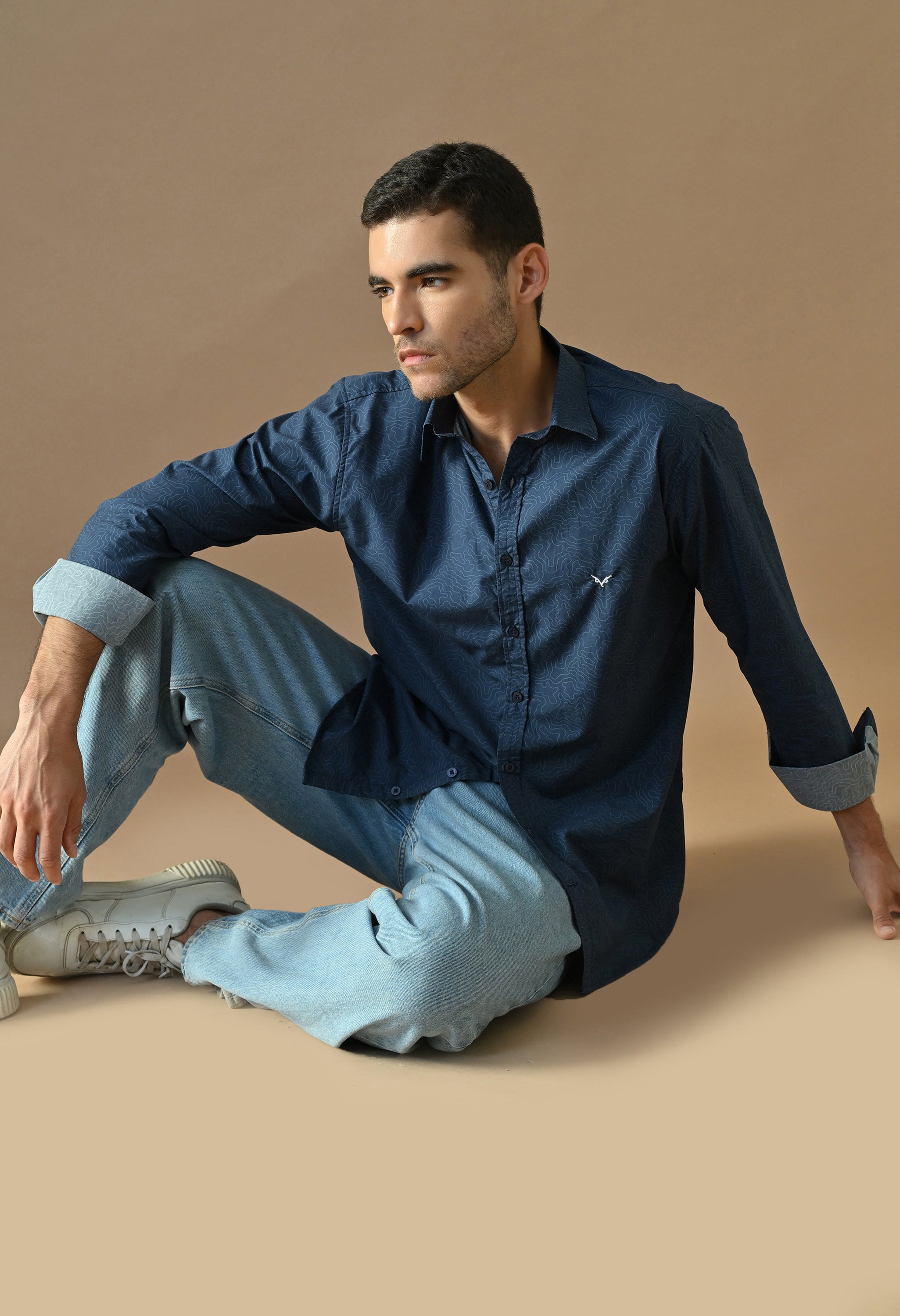 Midnight Wave Premium Navy Shirt