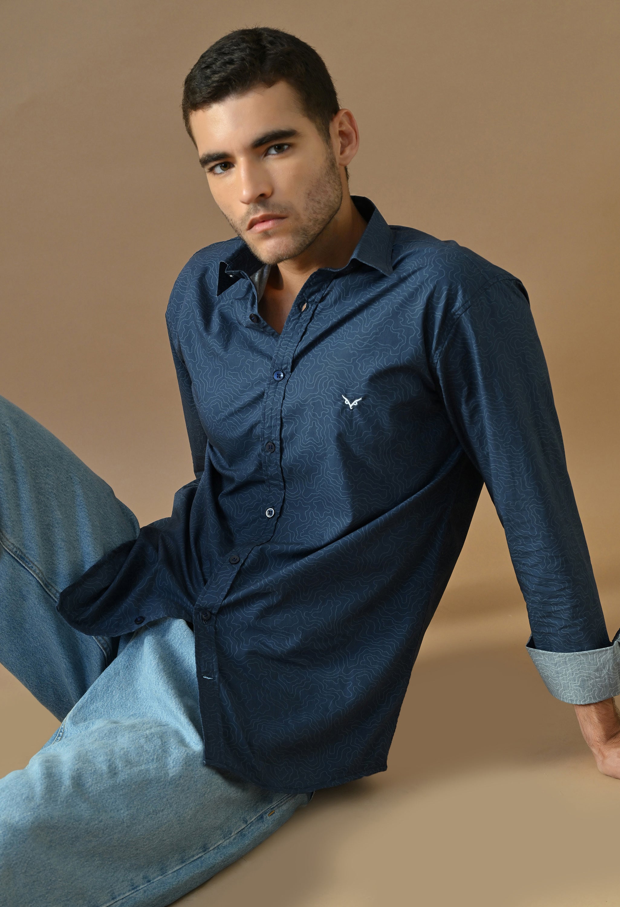 Midnight Wave Premium Navy Shirt