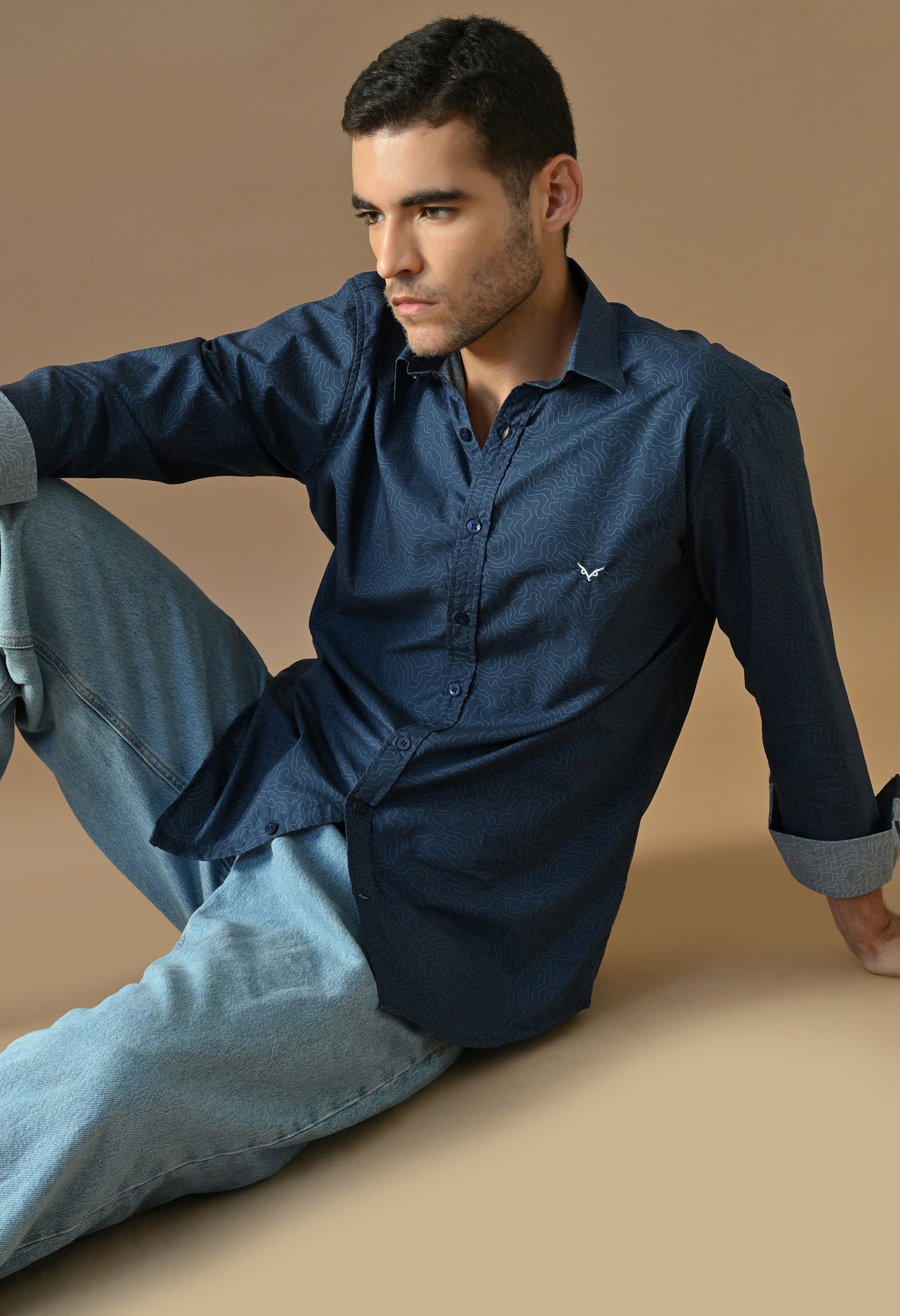 Midnight Wave Premium Navy Shirt