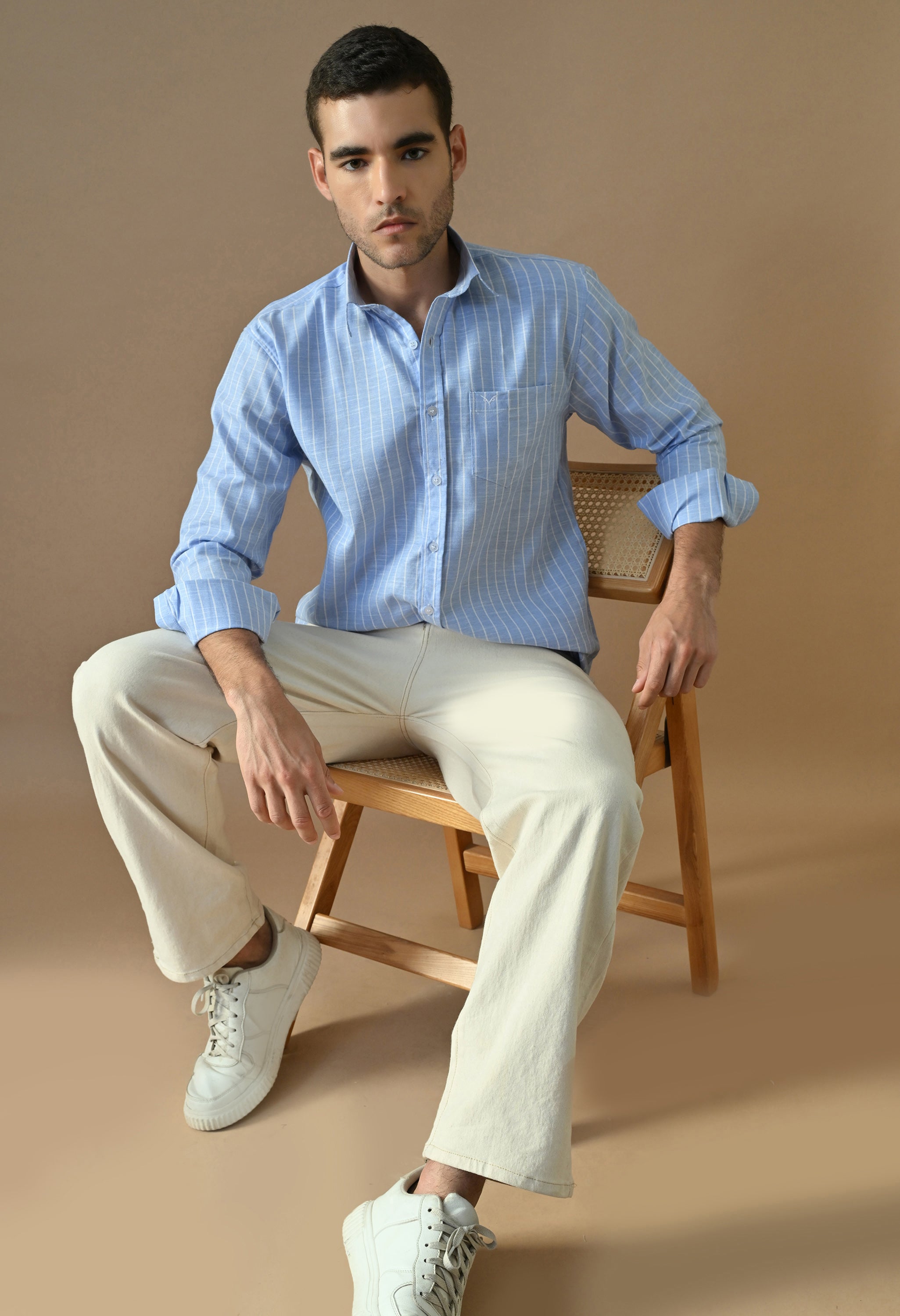 Skyline Blue Stripe Shirt