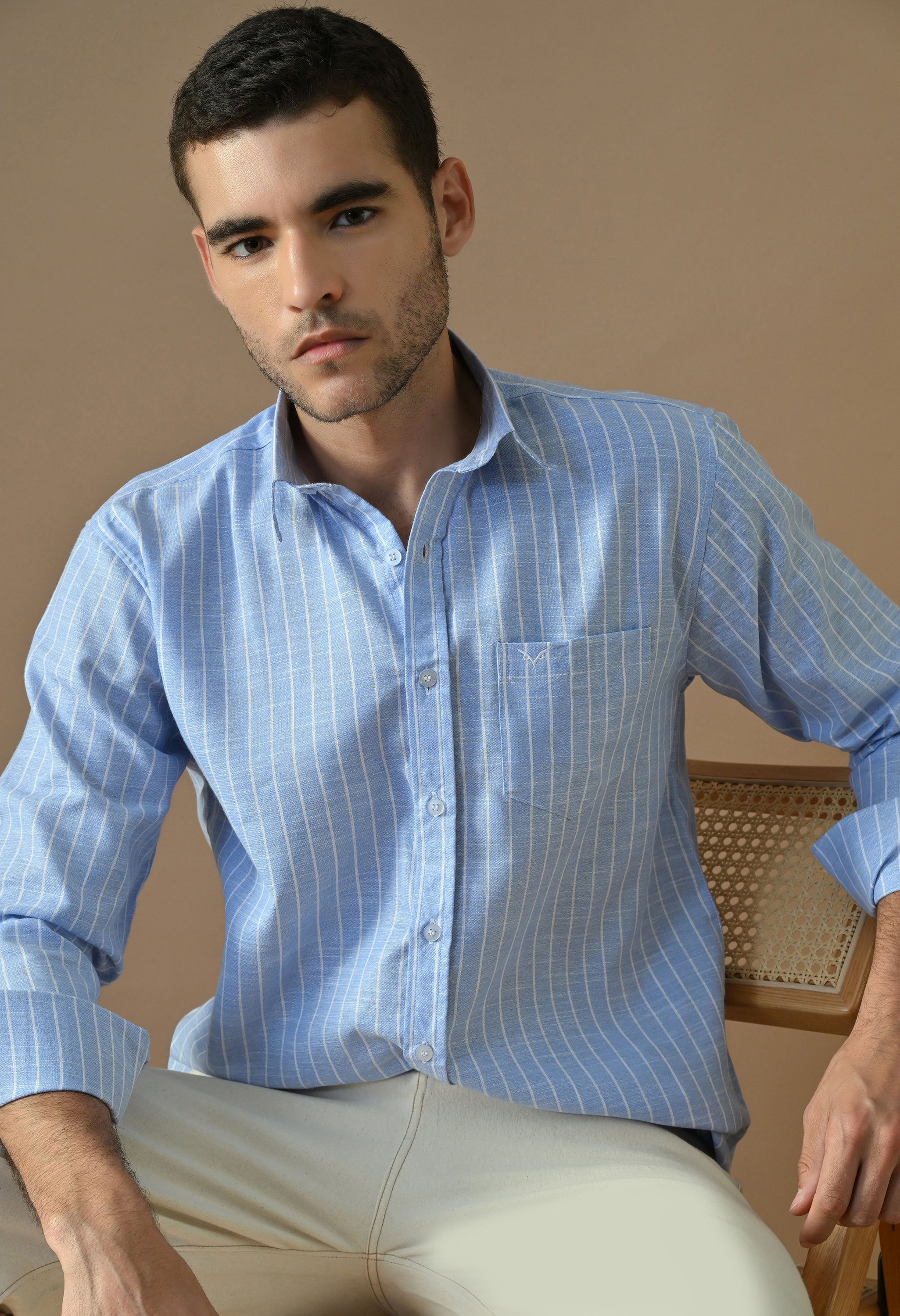 Skyline Blue Stripe Shirt