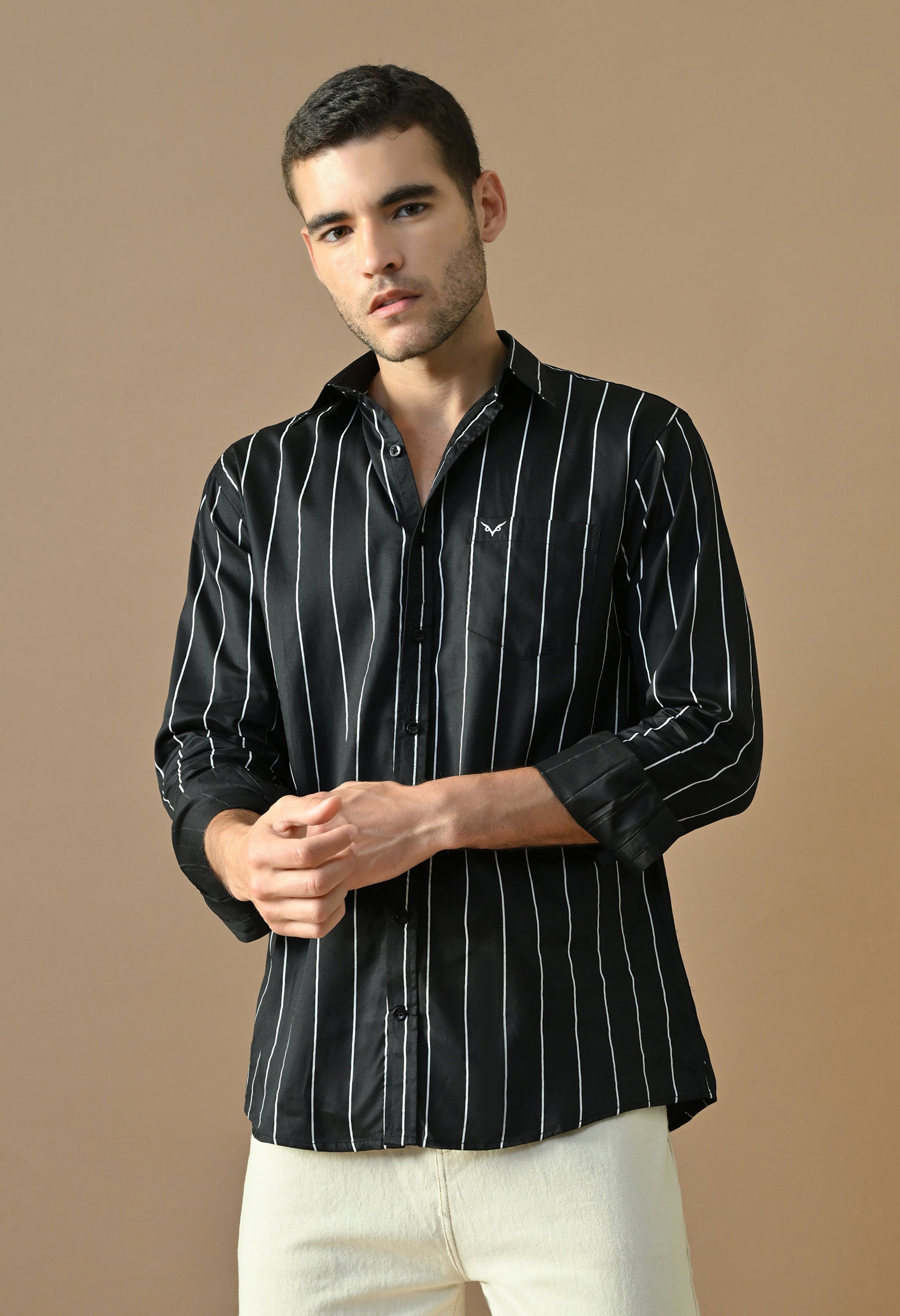 Midnight Stripe Premium Slim Fit Shirt
