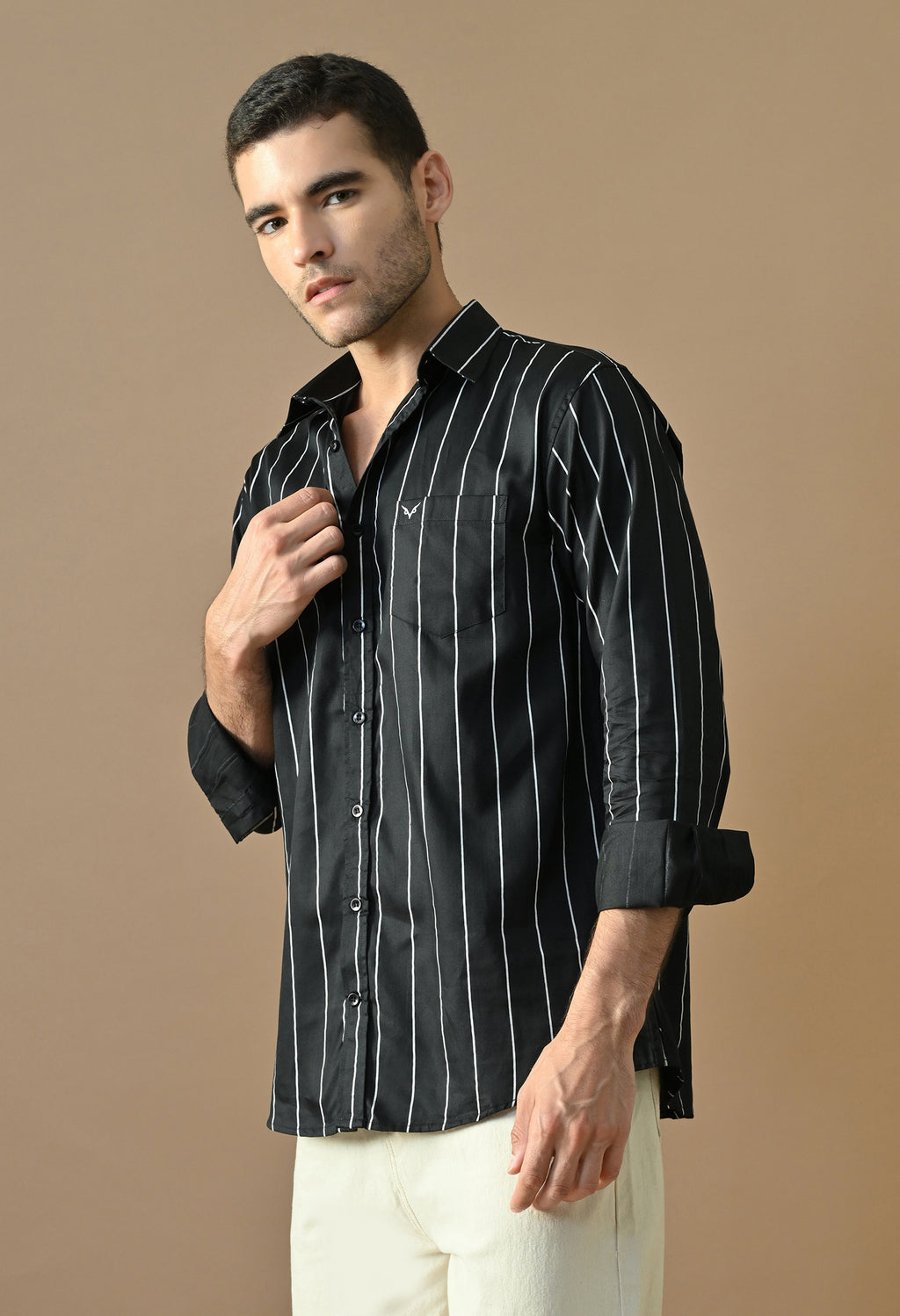 Midnight Stripe Premium Slim Fit Shirt