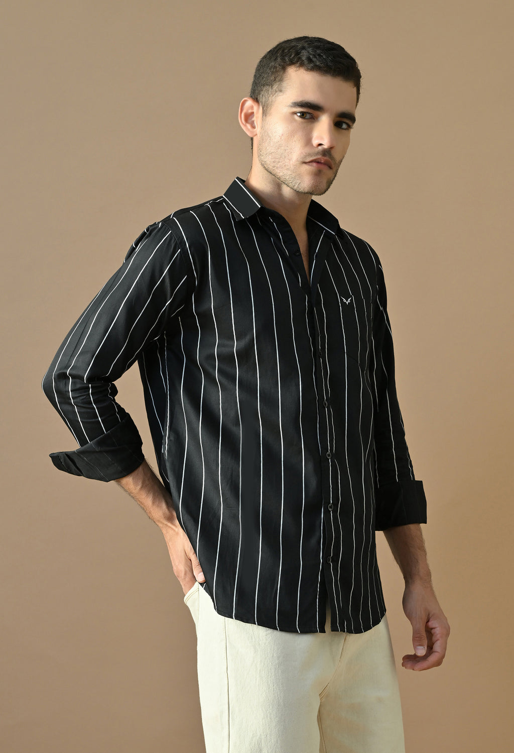 Midnight Stripe Premium Slim Fit Shirt