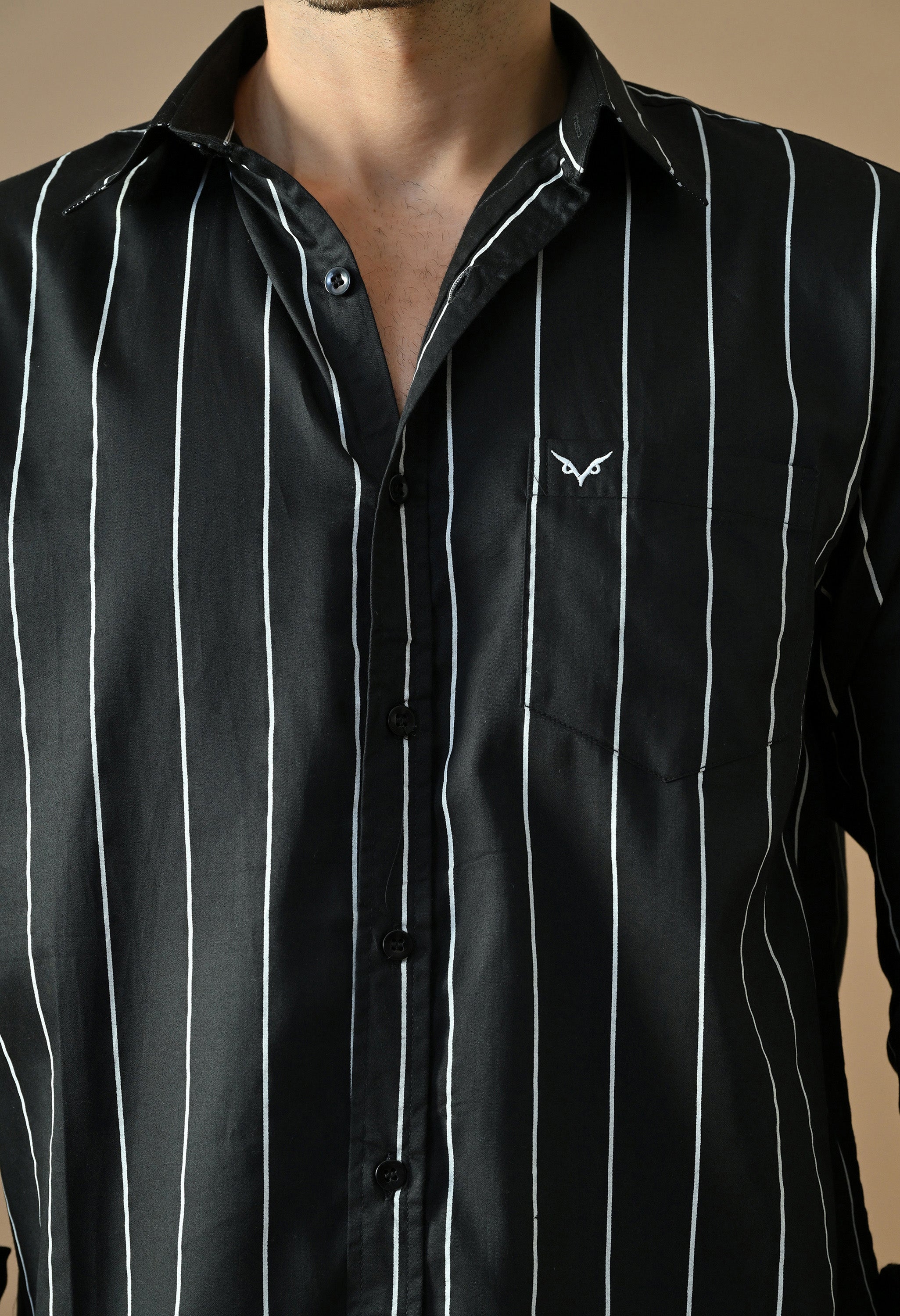 Midnight Stripe Premium Slim Fit Shirt