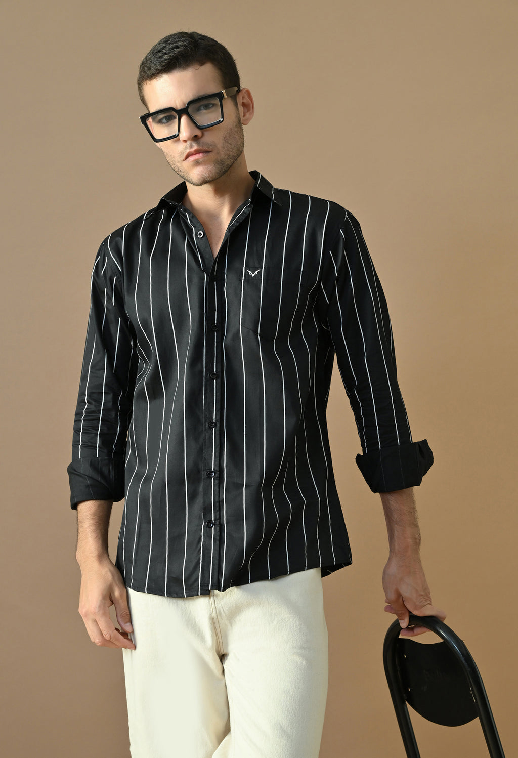Midnight Stripe Premium Slim Fit Shirt