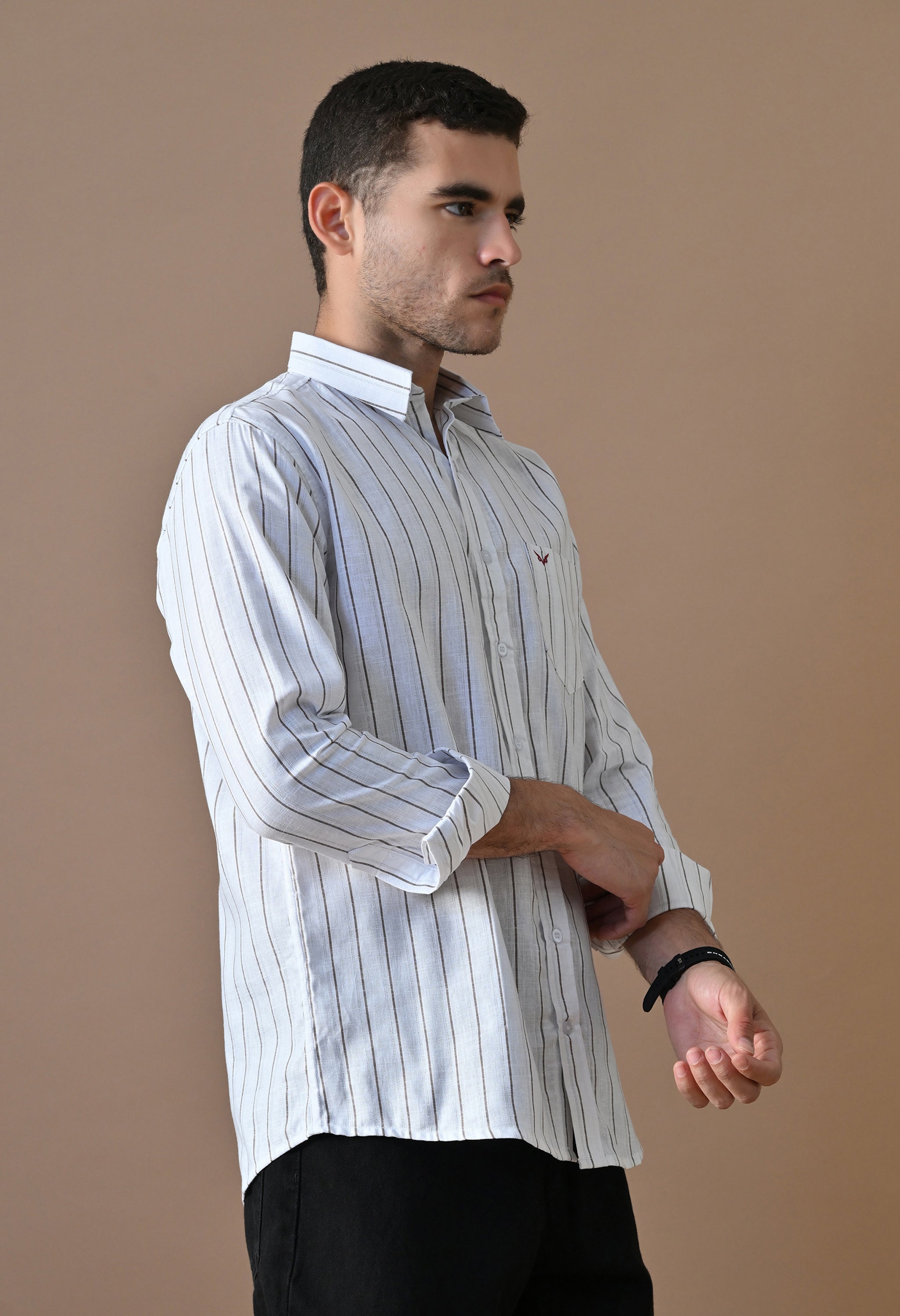 Classic Stripe White Shirt