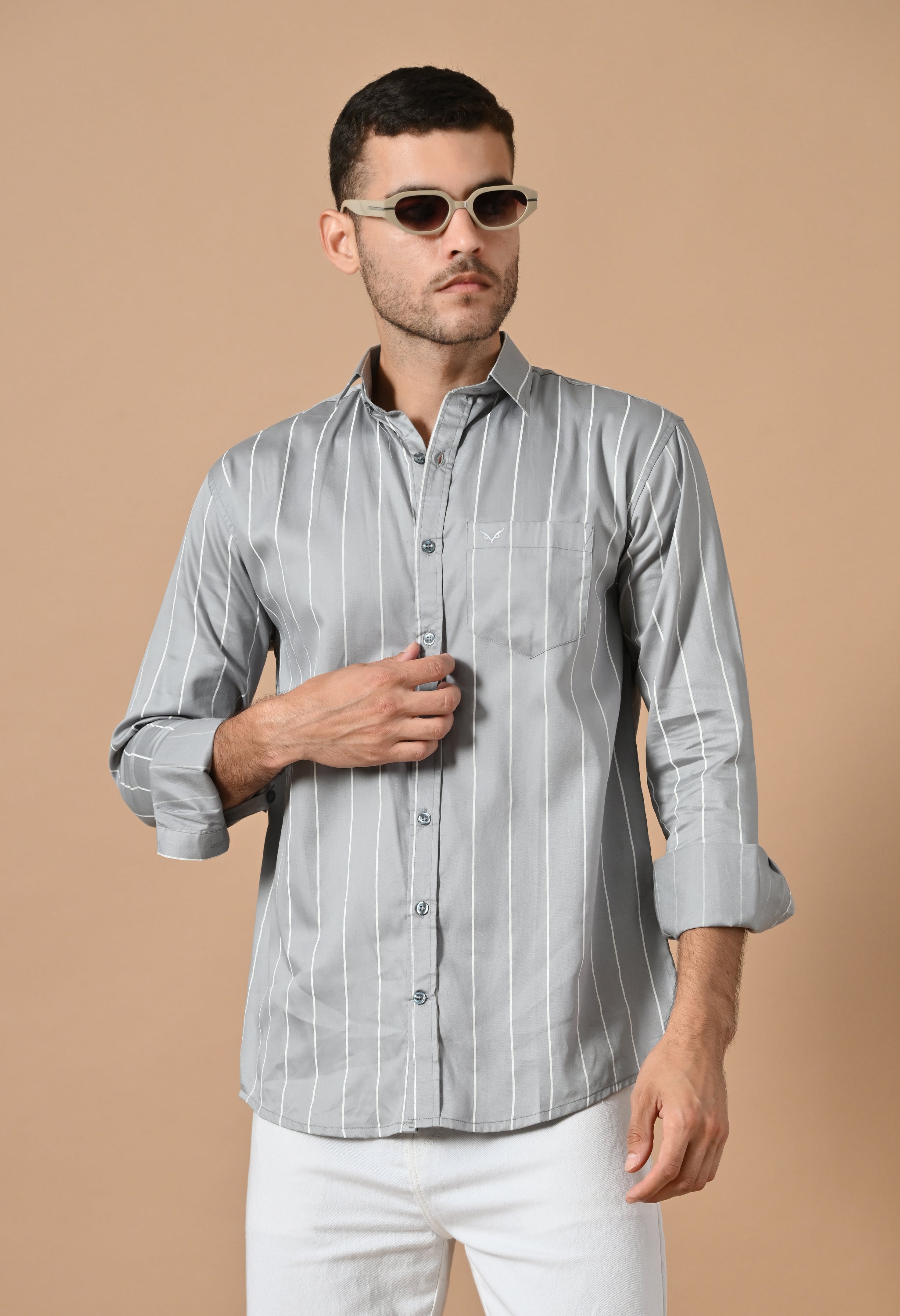 Premium Grey Line Shirt