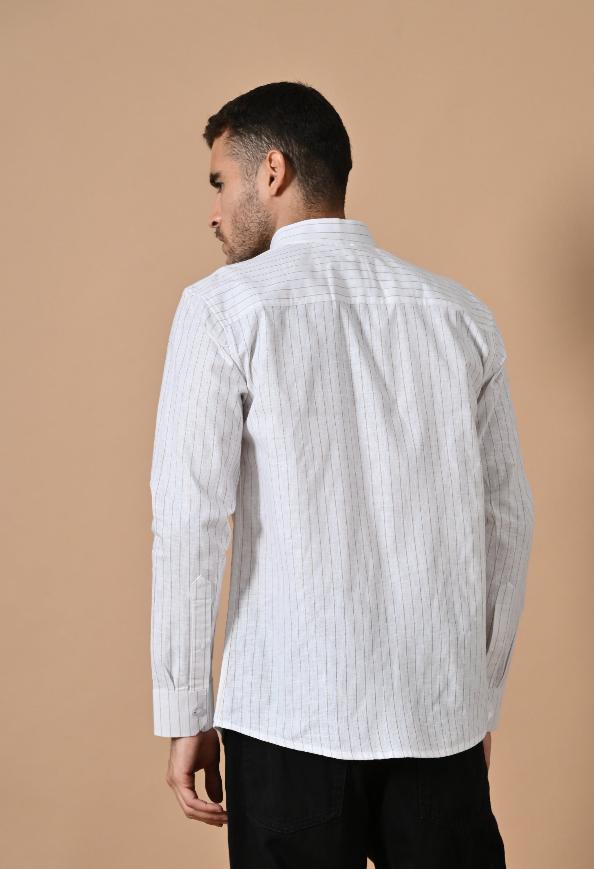 Premium White Pinstripe Shirt