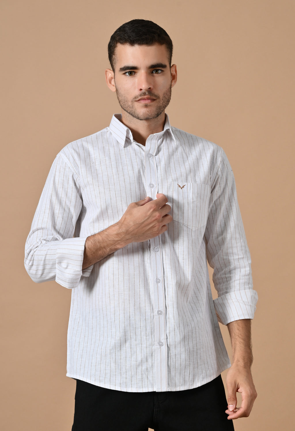 Premium White Pinstripe Shirt