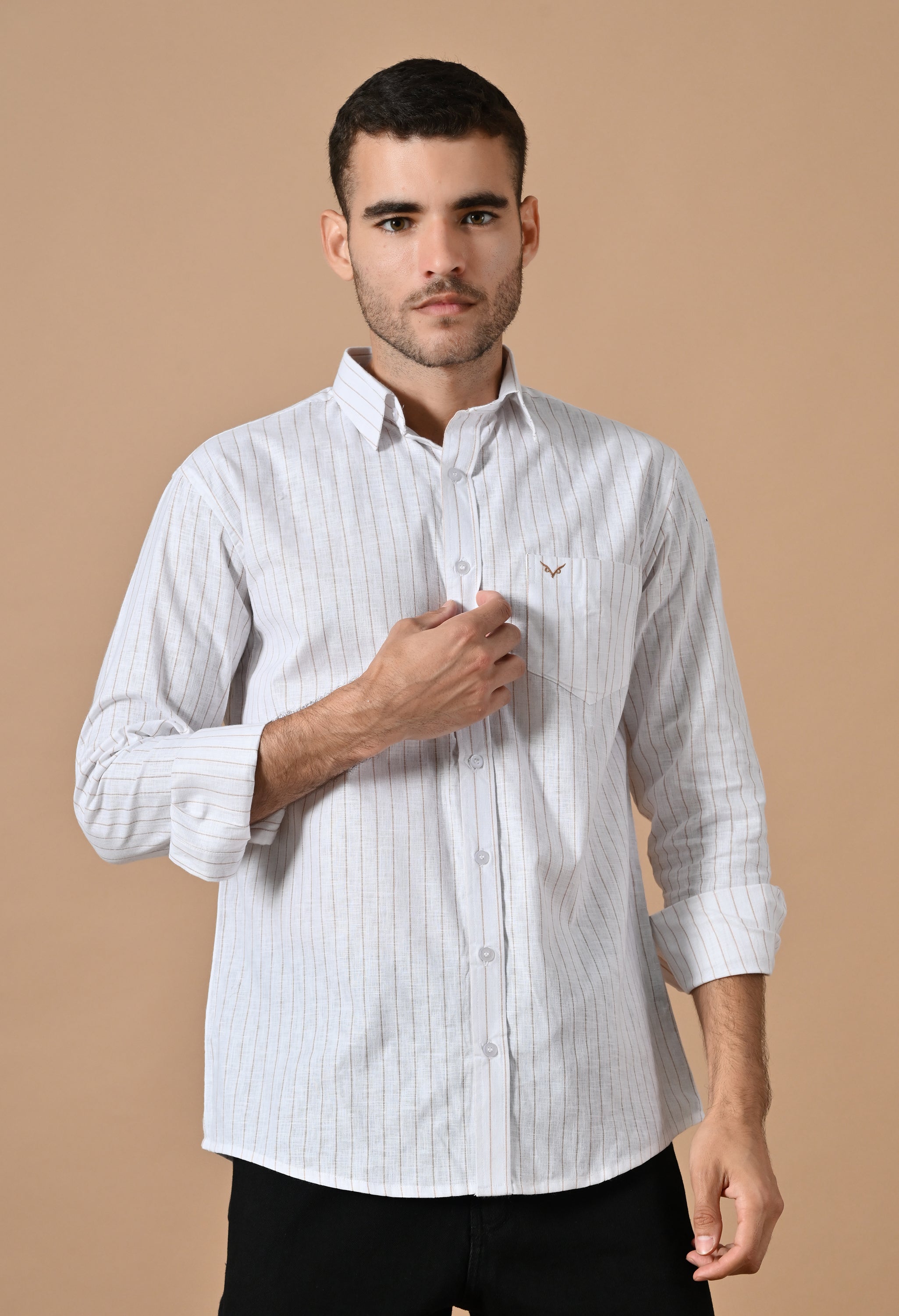 Premium White Pinstripe Shirt