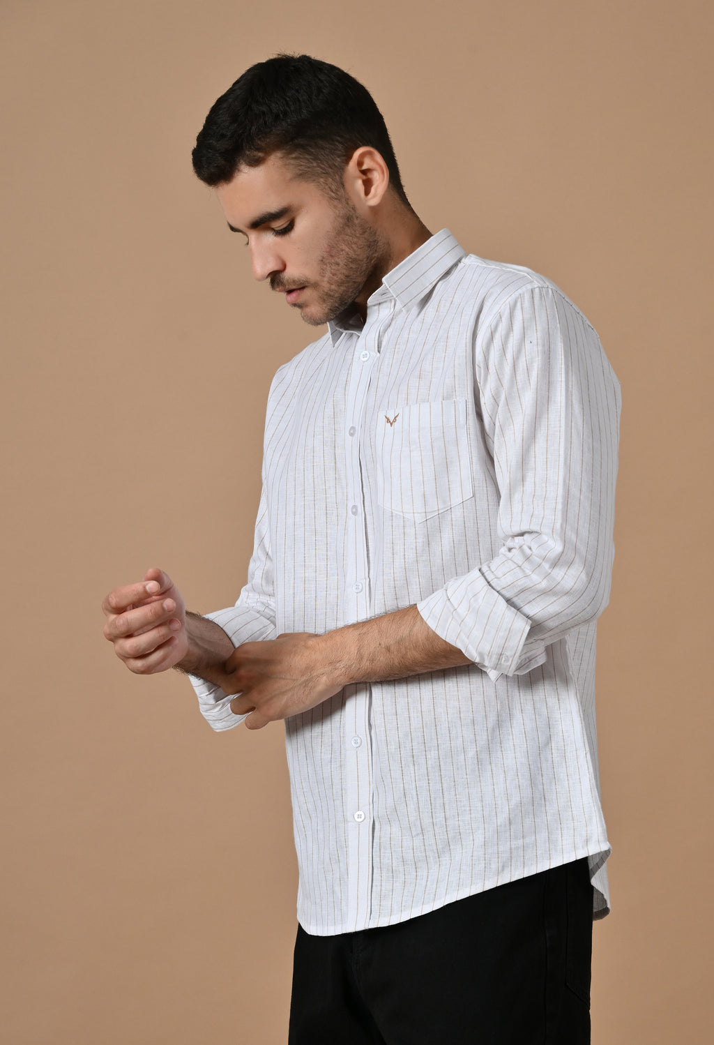 Premium White Pinstripe Shirt