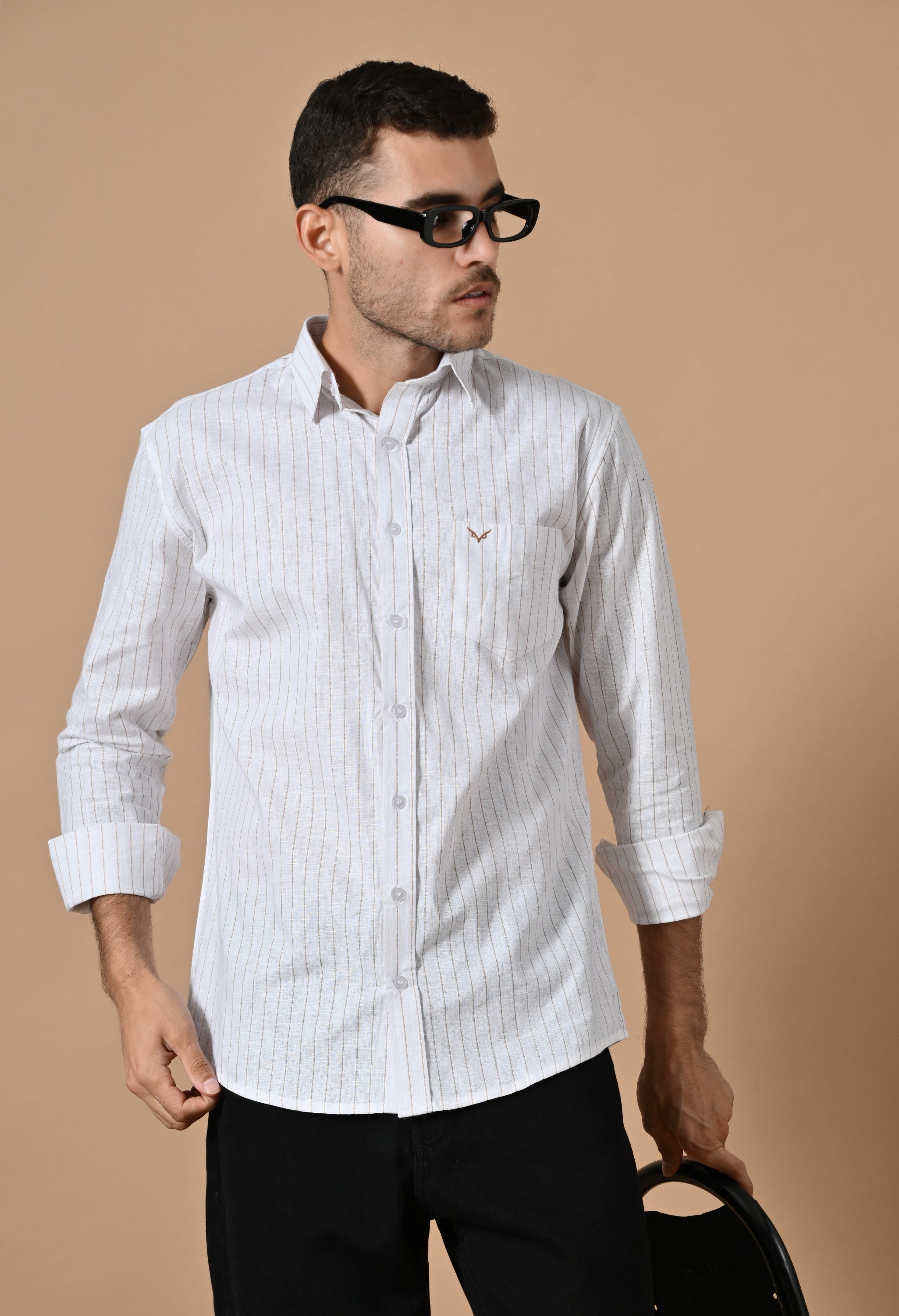 Ivory Classic Stripe Shirt