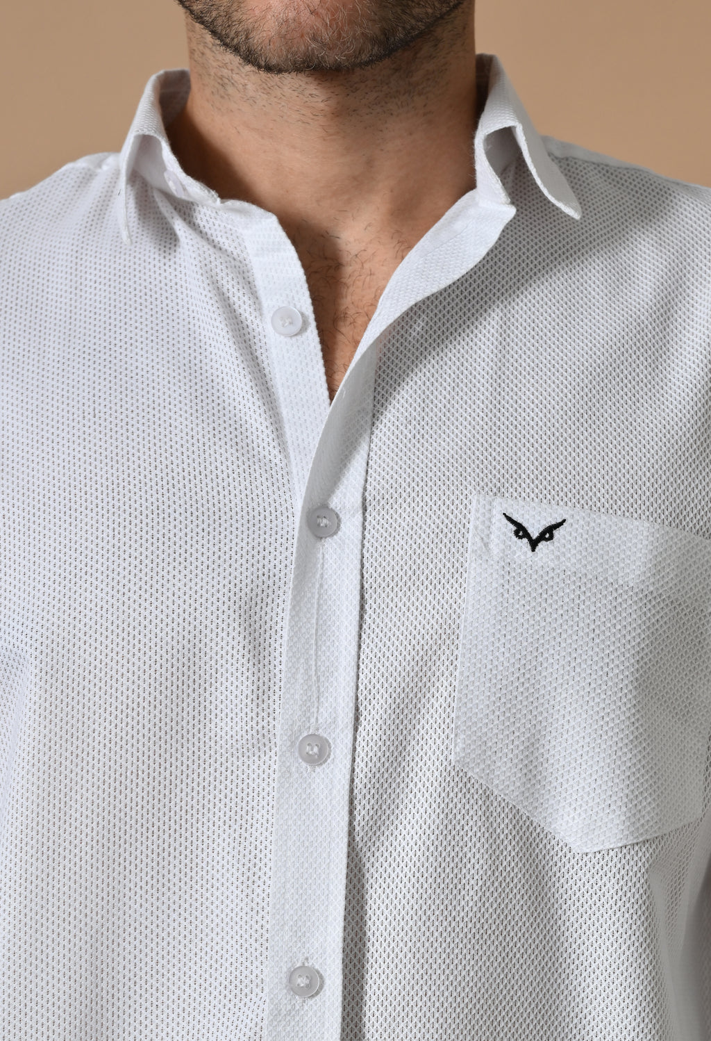 White Texture Premium Shirt