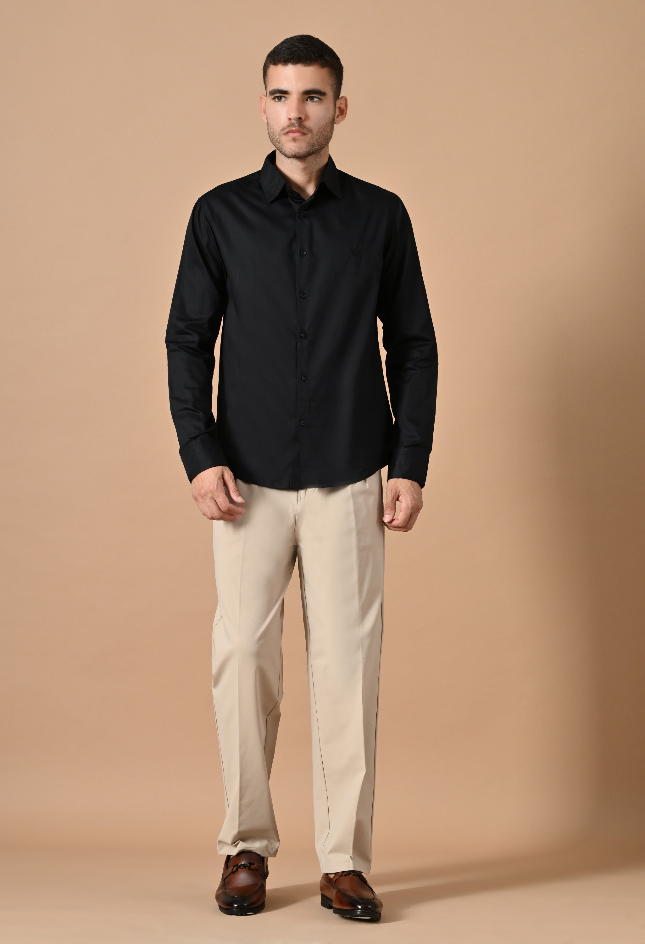 Midnight Black Formal Shirt
