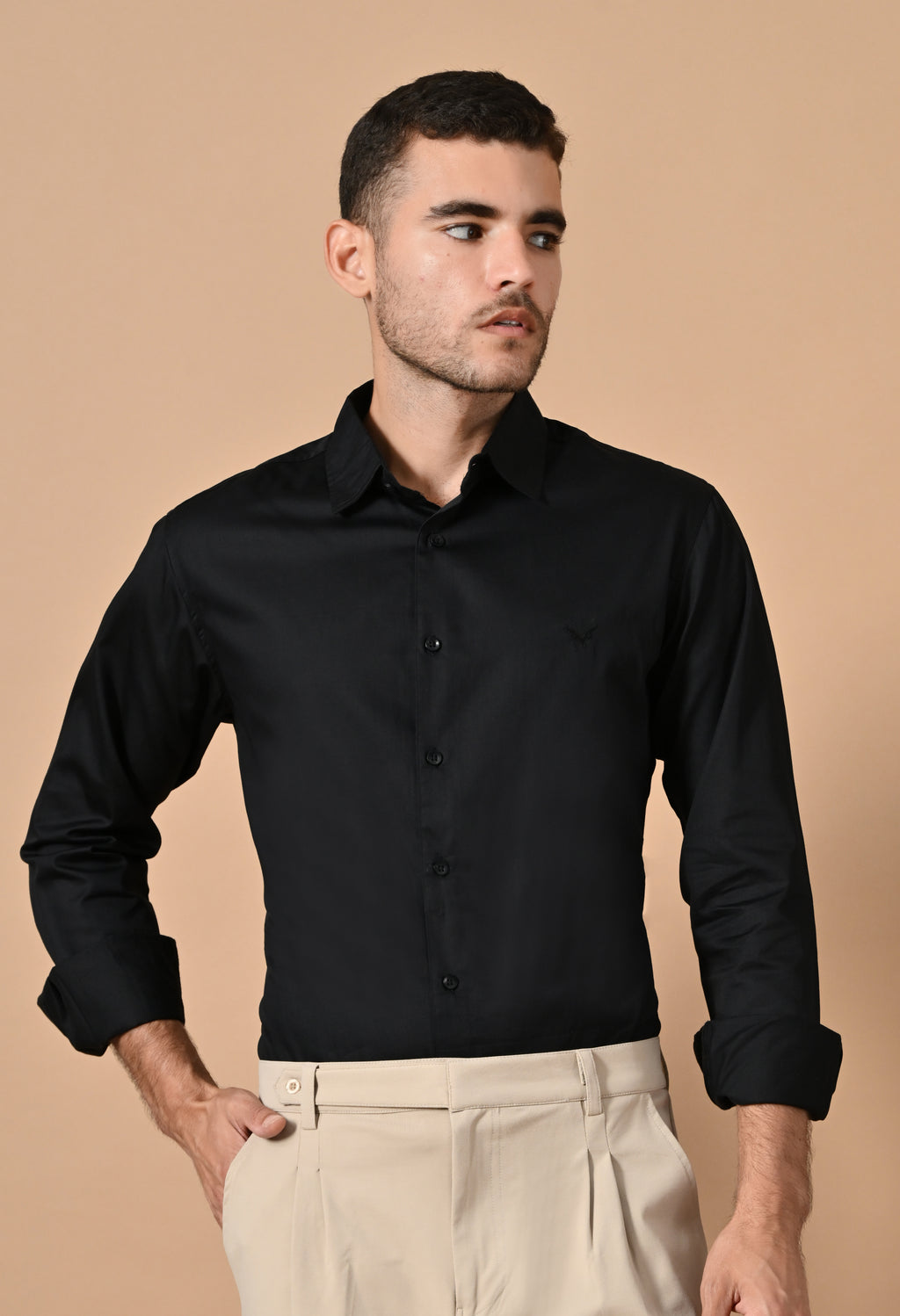 Midnight Black Formal Shirt